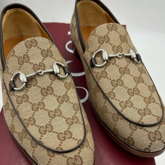 Gucci Other - Mens Gucci Jordan horse it canvas loafers . Size 8 fits 9 .